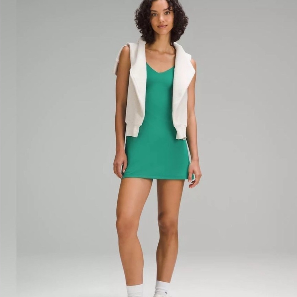 COPY - LULULEMON LIMITED EDITION CASCADIA GREEN ALIGN DRESS